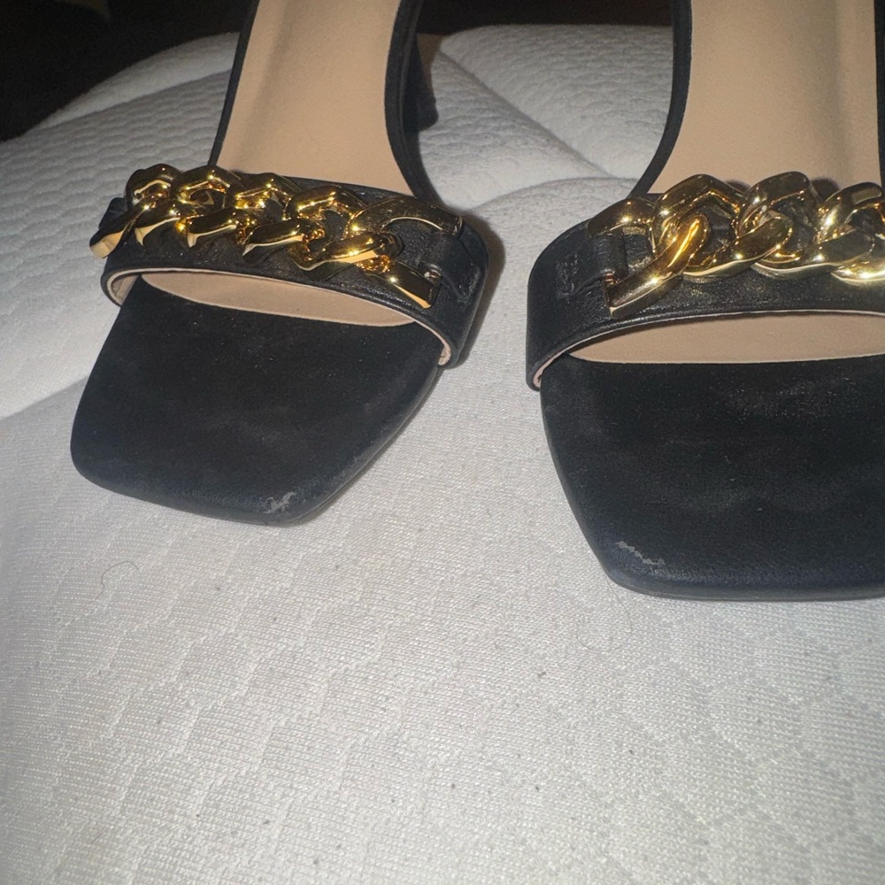 Black Rubber Sole Shoe